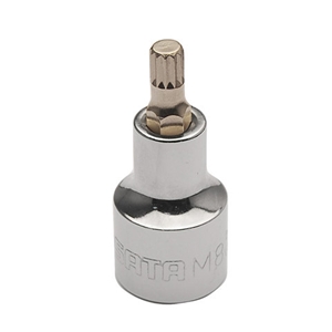 SATA  12.5MM系列50MM长12角旋具套筒