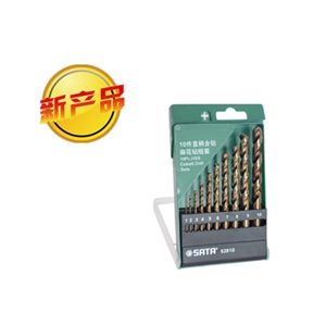SATA  直柄含钴麻花钻组套